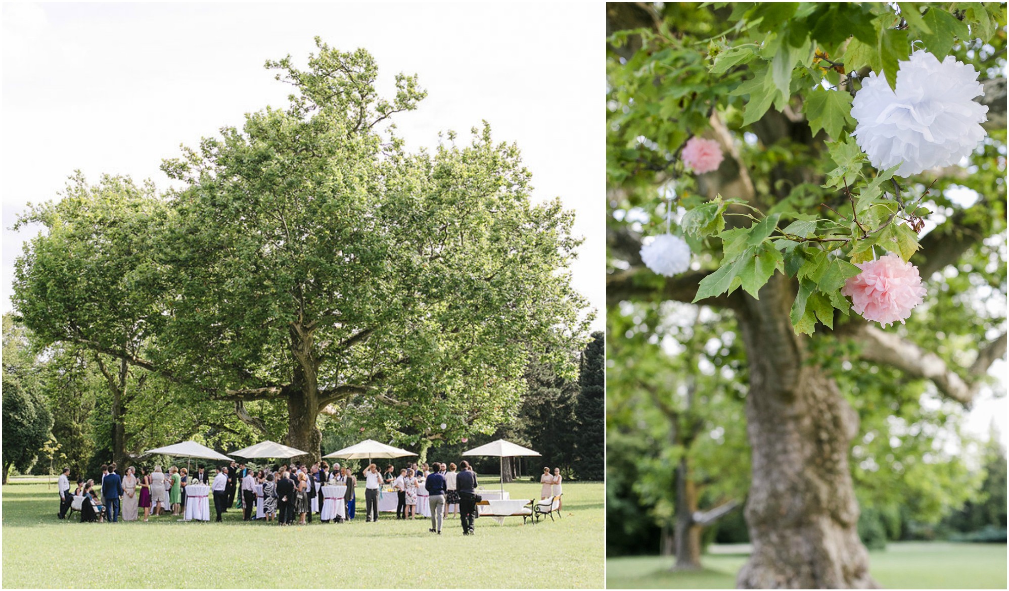 Sonnenschein, Romantik und ein Oldtimer - eine Hochzeitsinspiration