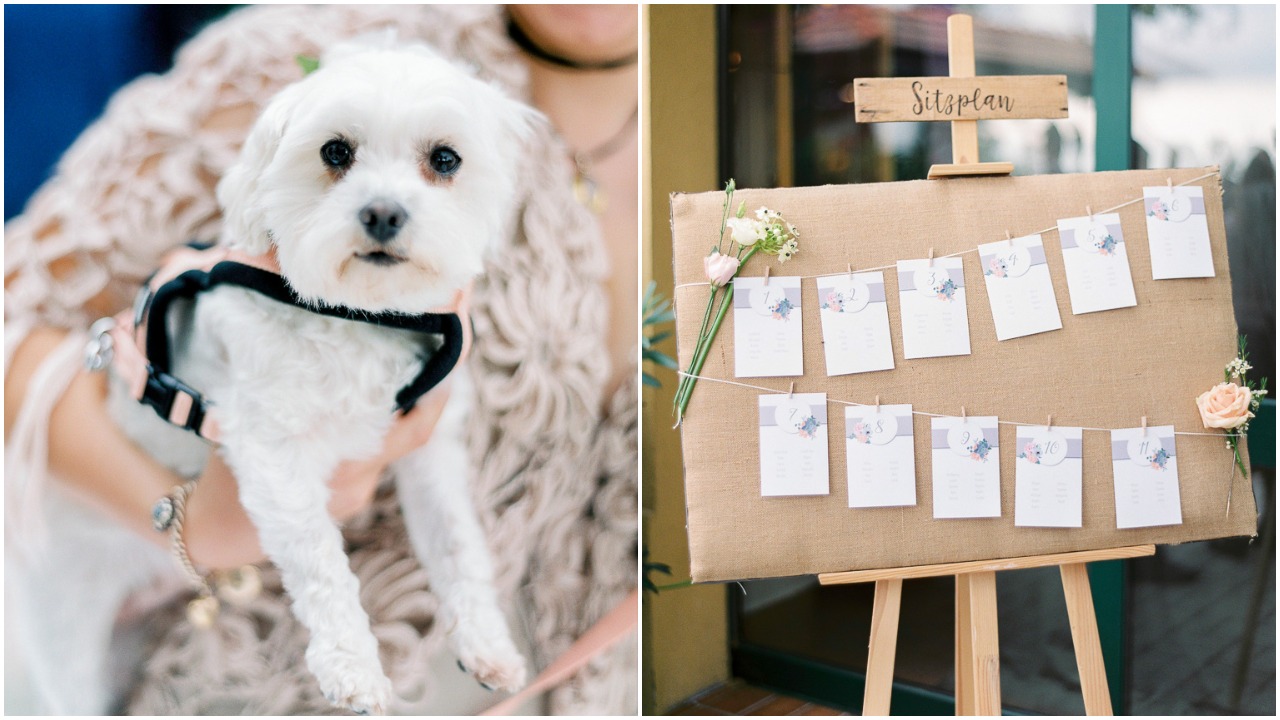 Ein romantischer Hochzeitstag im Vintage-Look