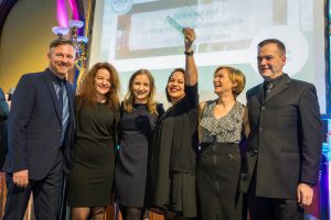 Das Team des Schloss Schönbrunn, Gewinner in der Kategorie Beste Location | Festsaal