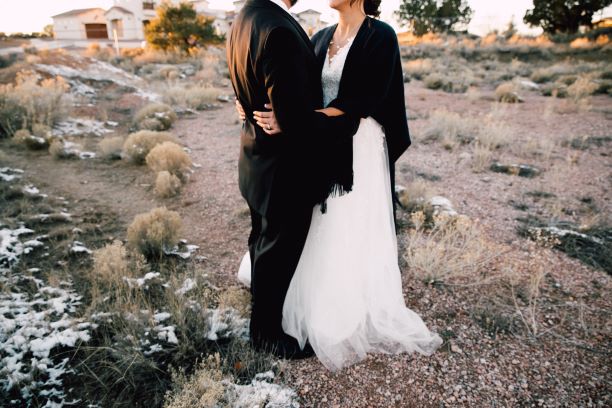 Winterhochzeit im Schnee