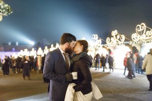 First Kiss - Winter wedding