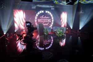 Austrian Wedding Award 2022 - das Studio für die Live-Übertragung in Wien