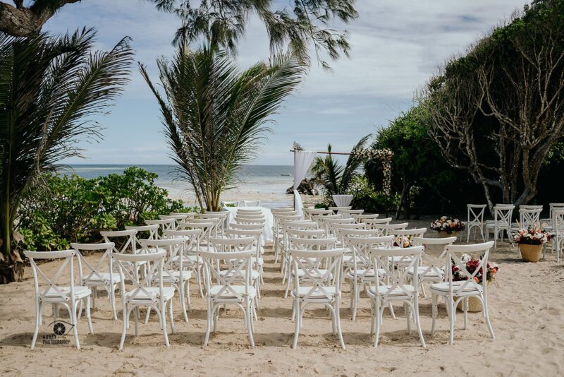 Beach wedding in Kenya, Diani Beach