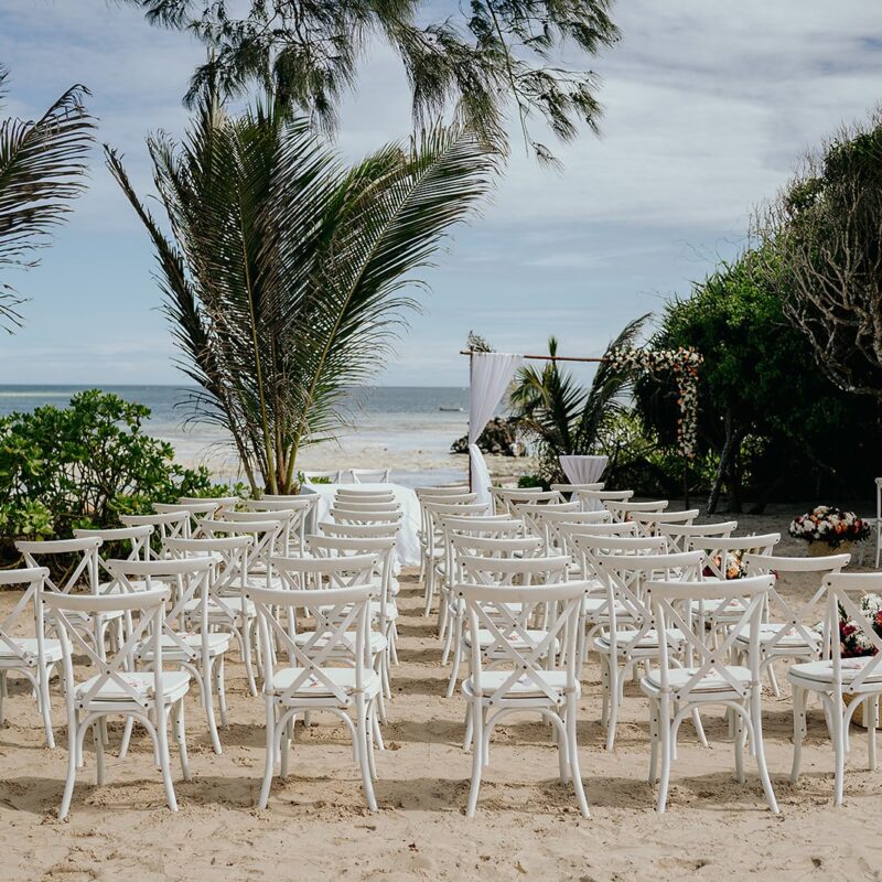 Beach wedding in Kenya, Diani Beach